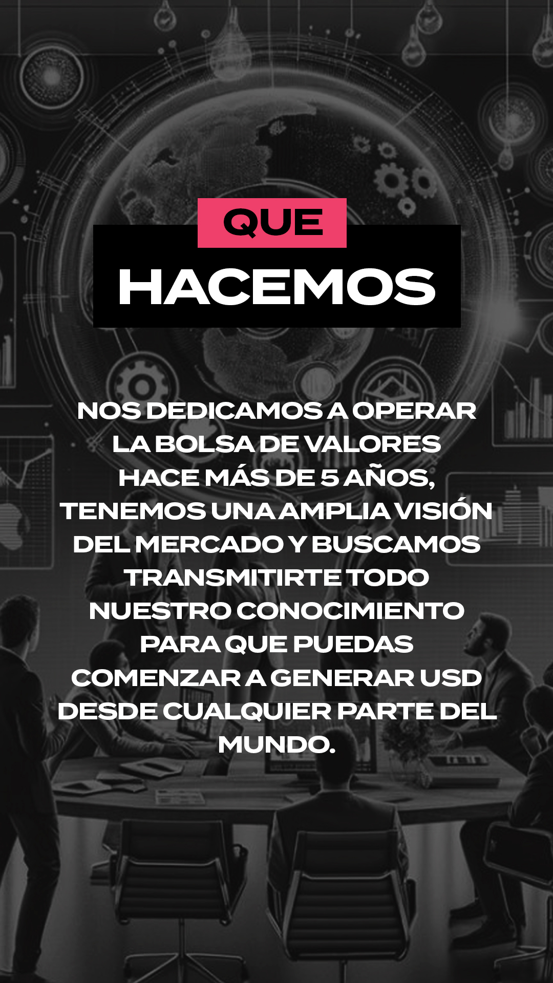 Qué Hacemos